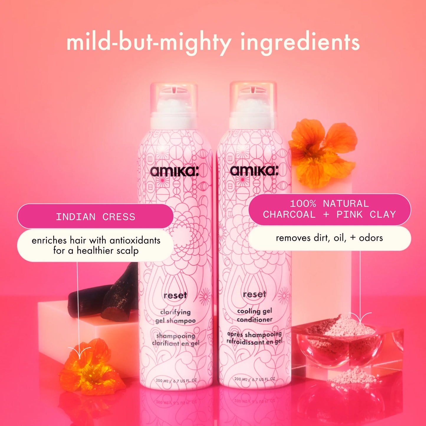 AMIKA: Reset Clarifying + Cleansing Gel Shampoo