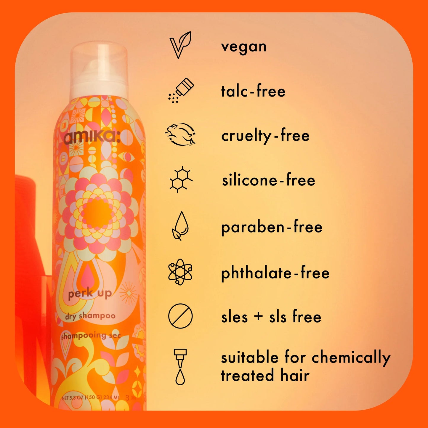 AMIKA: Perk Up Talc-Free Shampoo