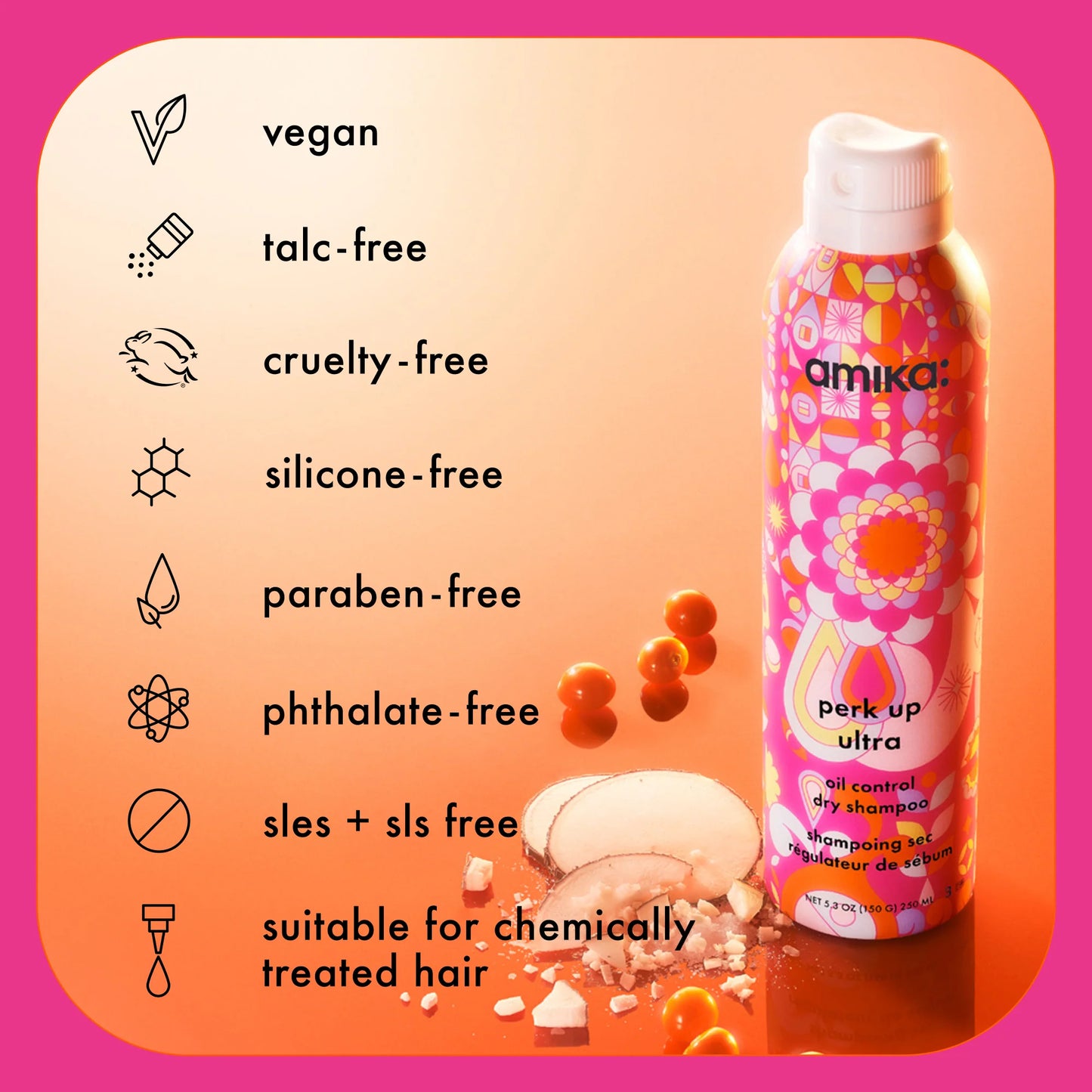 AMIKA: Perk Up Ultra Oil Control Dry Shampoo