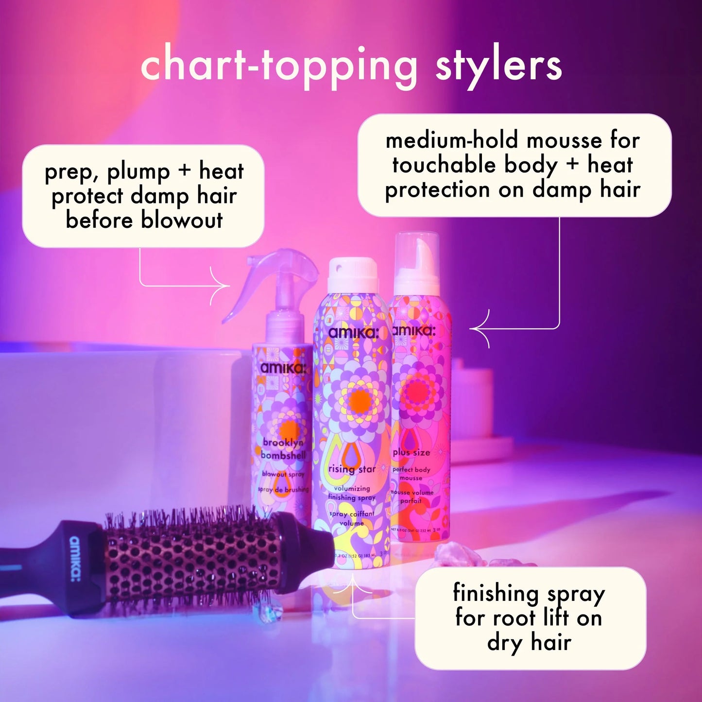 AMIKA: Rising Star Volumizing Finishing Spray
