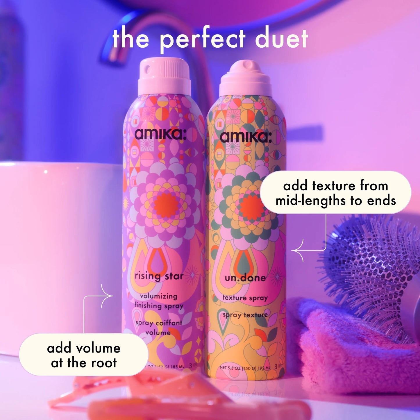 AMIKA: Un.Done Volume and Matte Texture Spray