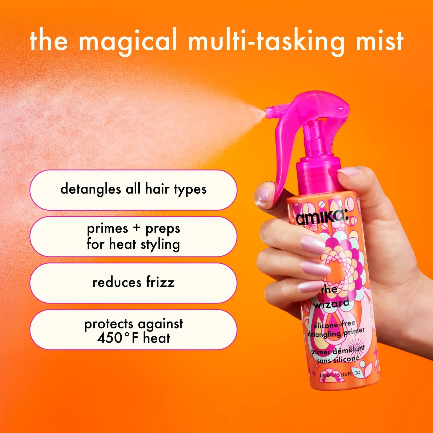 AMIKA: The Wizard Silicone-Free Detangling Primer