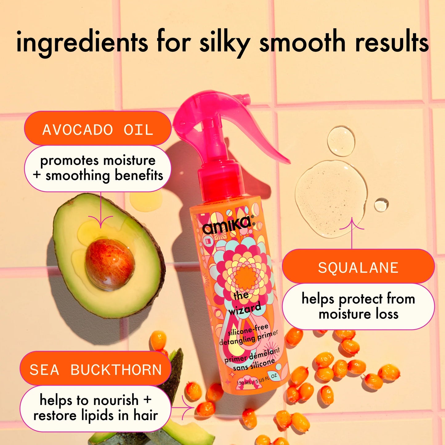 AMIKA: The Wizard Silicone-Free Detangling Primer