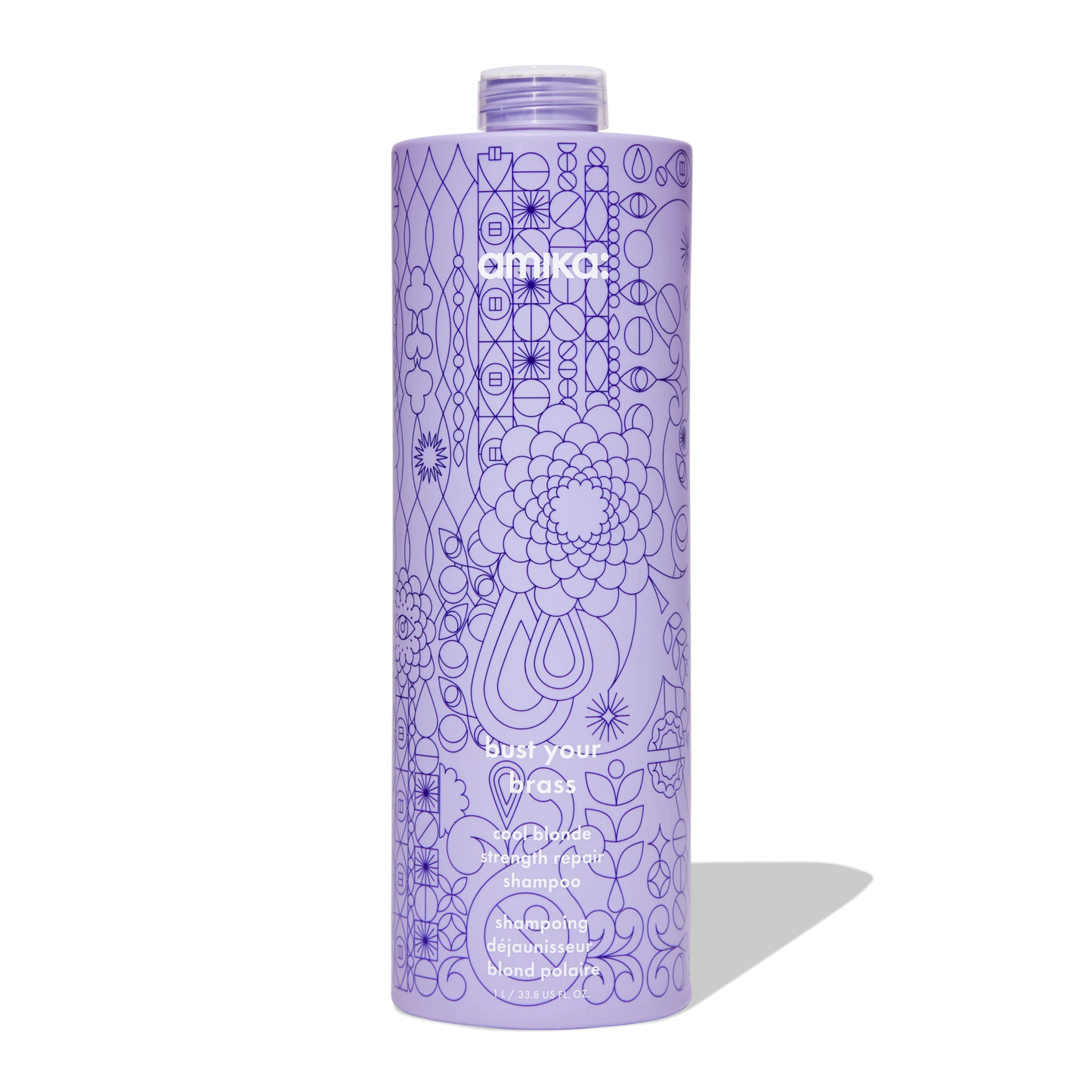 AMIKA: Bust Your Brass Cool Blonde Strength Repair Shampoo