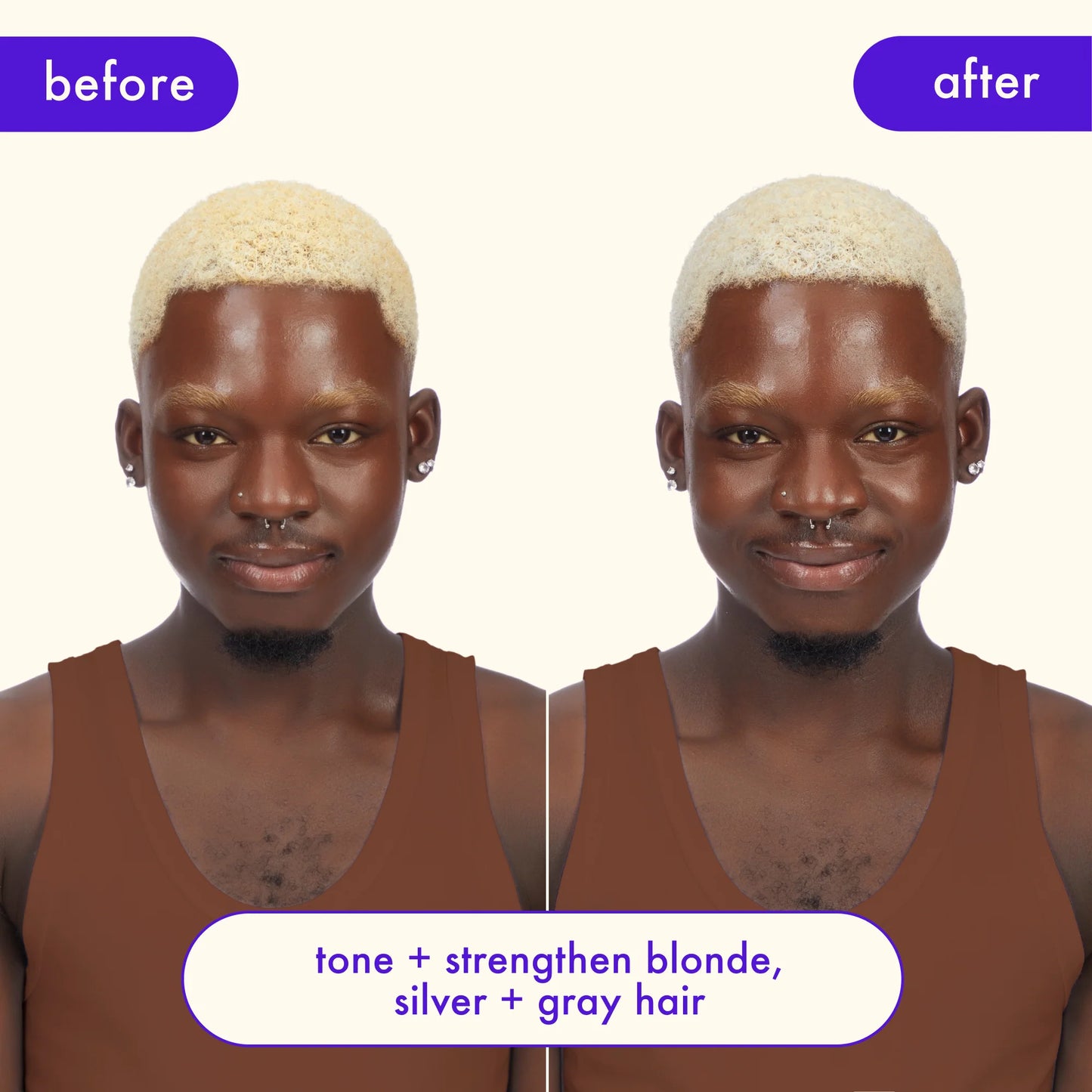 AMIKA: Bust Your Brass Cool Blonde Strength Repair Shampoo