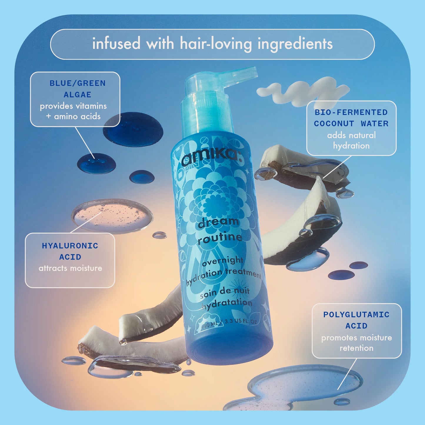 AMIKA: Dream Routine Overnight Hydrating Hair Mask