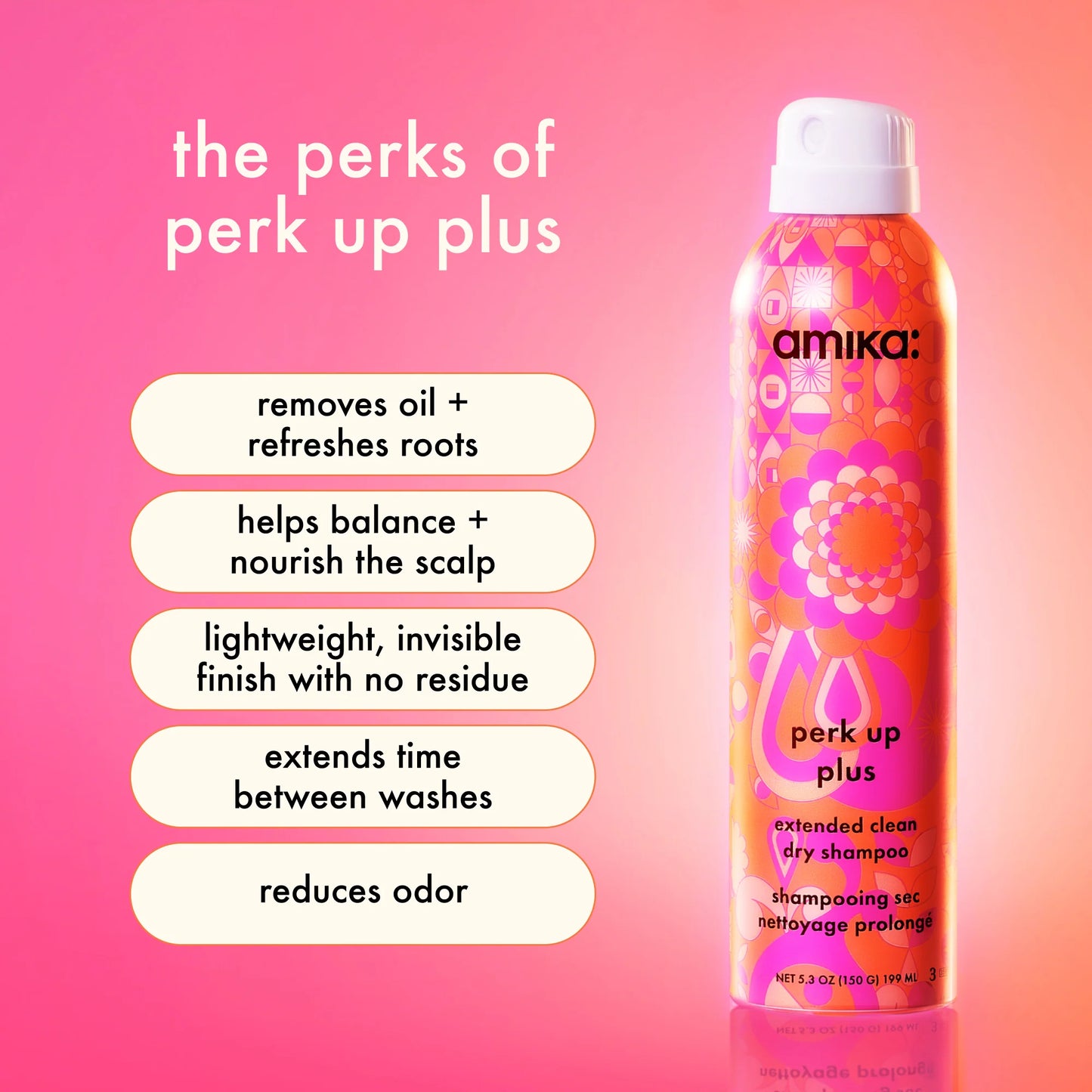 AMIKA: Perk Up Plus Extended Clean Dry Shampoo