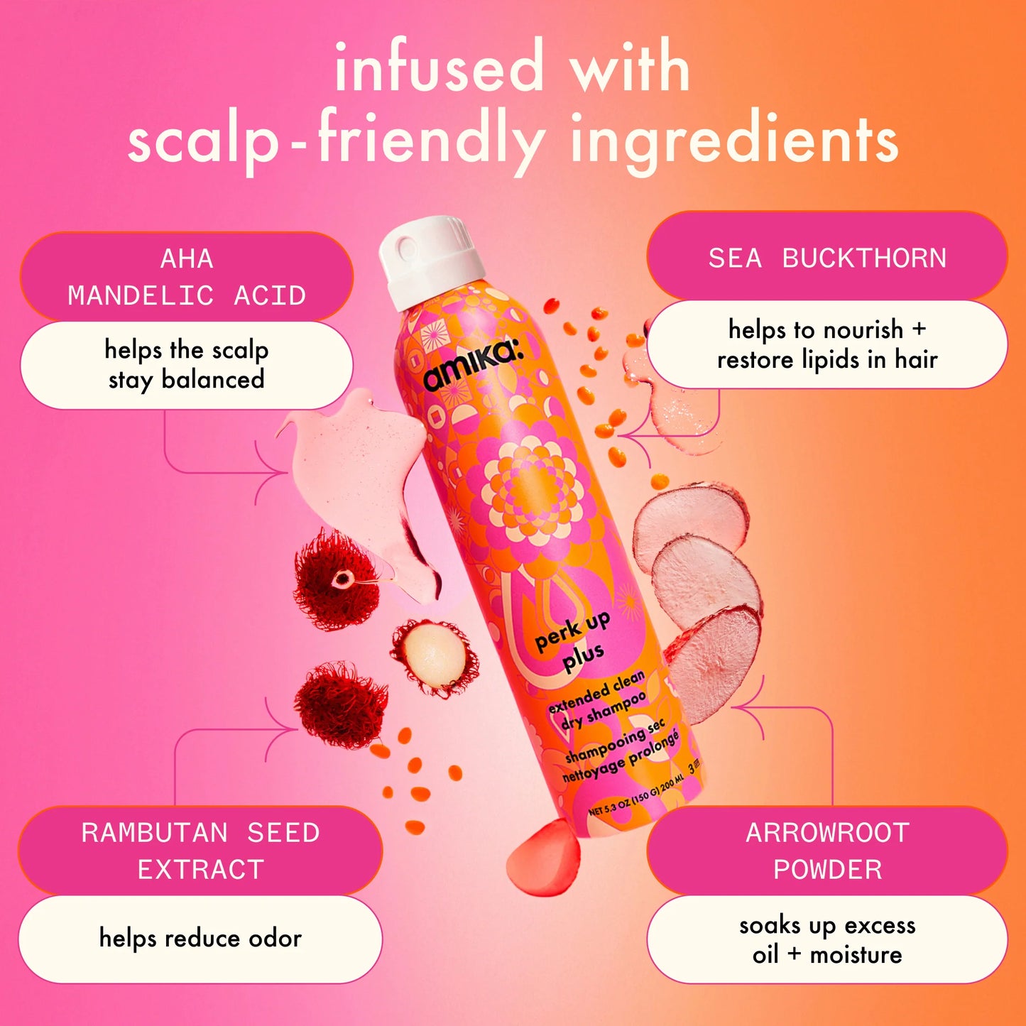 AMIKA: Perk Up Plus Extended Clean Dry Shampoo