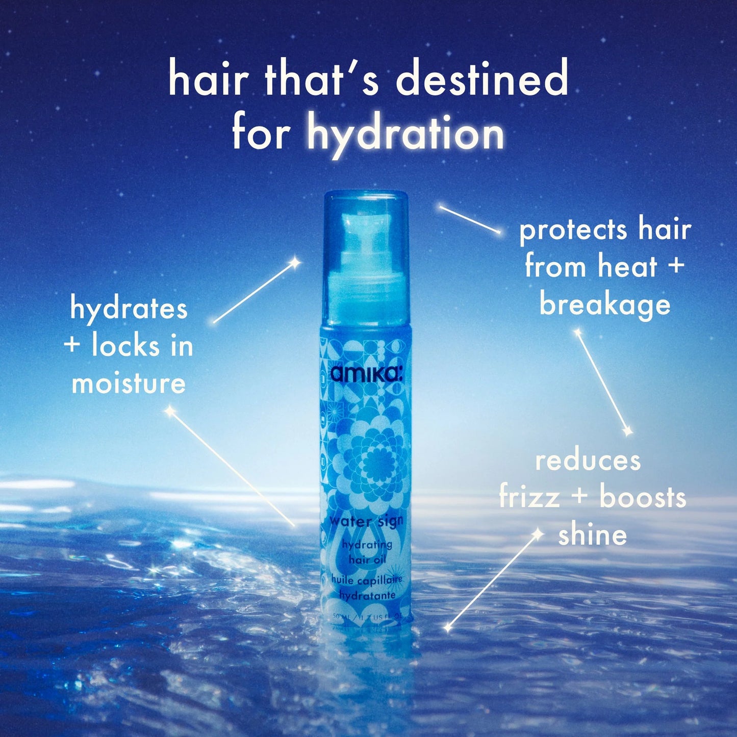 AMIKA: Water Sign Hydrating Hair Oil