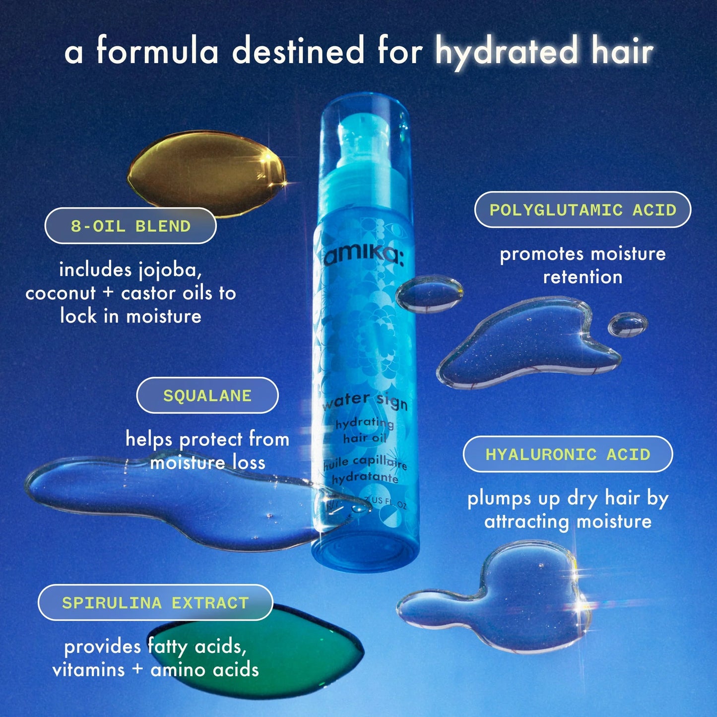 AMIKA: Water Sign Hydrating Hair Oil